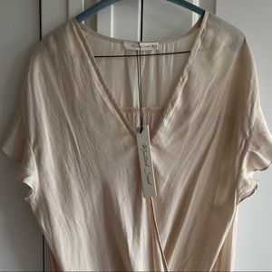 Mustard Seed Short Sleeve Blouse - Size L